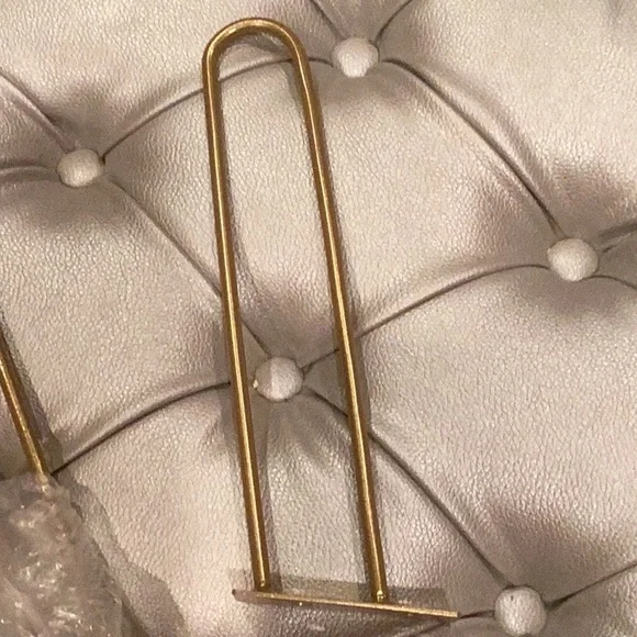 Bella Villa Living Faux Fur Foot Stool. NEW IN BOX - Picture 5 of 7